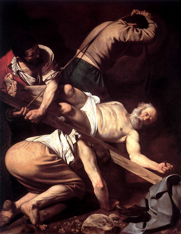 Crucifixion of Peter Caravaggio