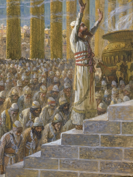 King Solomon Dedicates the Temple of God